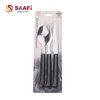 Stainless Steel Cutlery Set – Knife Fork Spoon with Plastic Handle | Blister Card Household Tableware