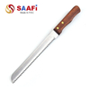 Classic Bread Knife Ergonomic Wood Handle