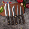 Black Coating Chef Knife with Wenge Wood Handle