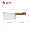Chopper Knife with Merbau Wood Handle