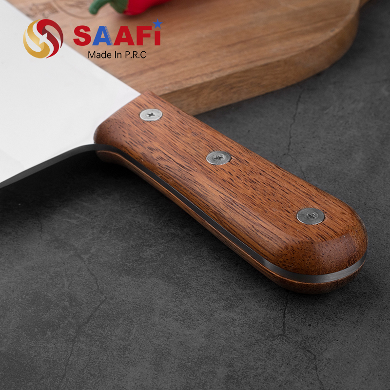 Axe Slaughter Knife with Wood Handle