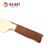 Gold Coating Chef Knife with Wood Handle