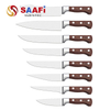 8 Inch Butcher Knife Rosewood Handle