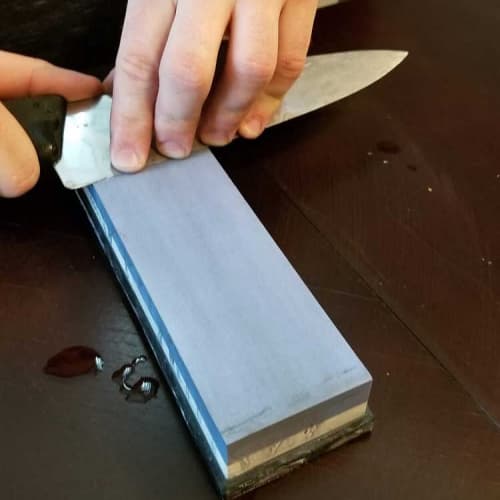 How to Sharpen a Kitchen Knife with a Whetstone1