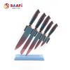 Magnetic Acrylic Knife Block – Transparent Universal Knife Holder with Blue Base