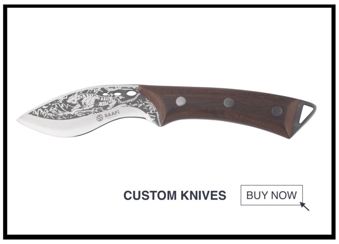 wooden handle knife customization