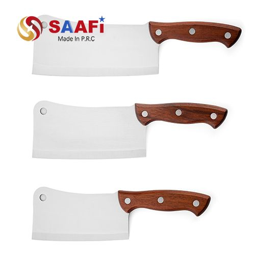 Heavy-Duty Meat Cleavers with Beech Wood Handle (7″–10″)