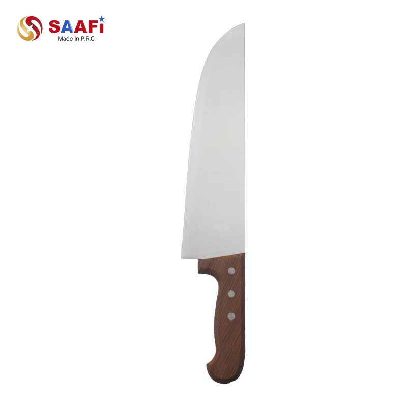 Classic Wooden Handle Chef Knife Set – 3-Piece Stainless Steel Kitchen Knife Collection