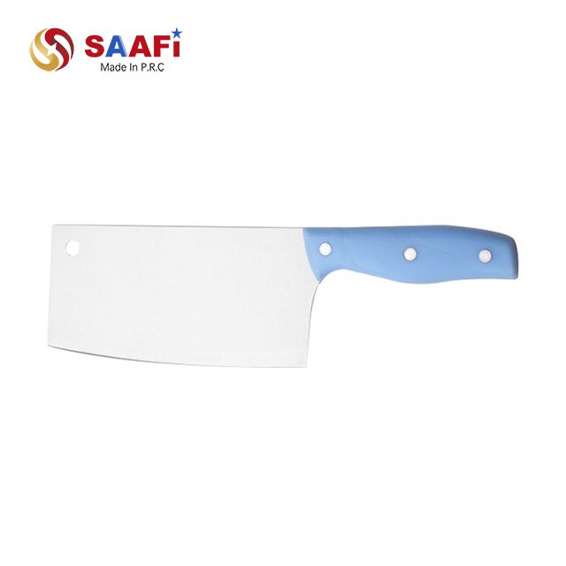 Plastic Handle Stainless Steel Cleaver Knife for Kitchen Use – Lightweight And Durable