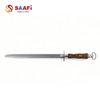 Professional Stainless Steel Sharpening Rod with Wooden Handle