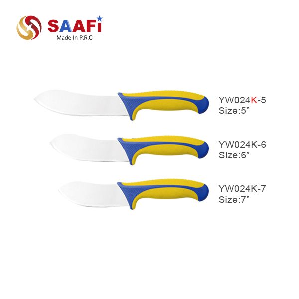 Ergonomic Non-Slip Chef Knife with Plastic Handle | 5–7 Inch Stainless Steel Blade
