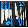 7 Pcs Wood Handle Kitchen Knife