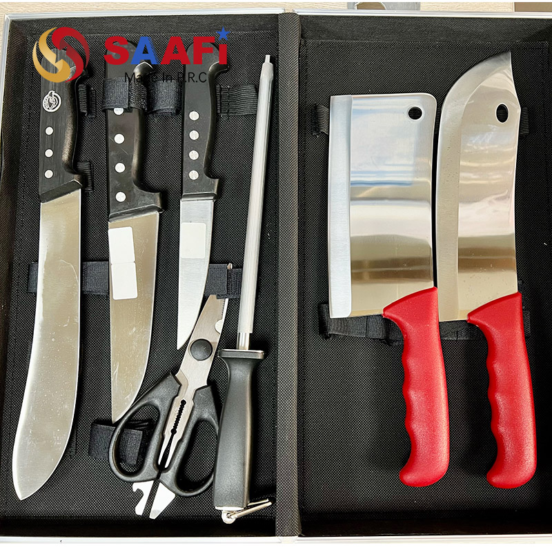Slaughter Knife Set with Aluminium Box