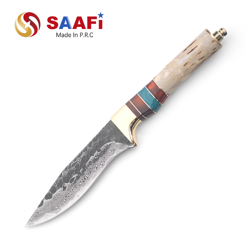 Handmade Damascus Folding Pocket Knife