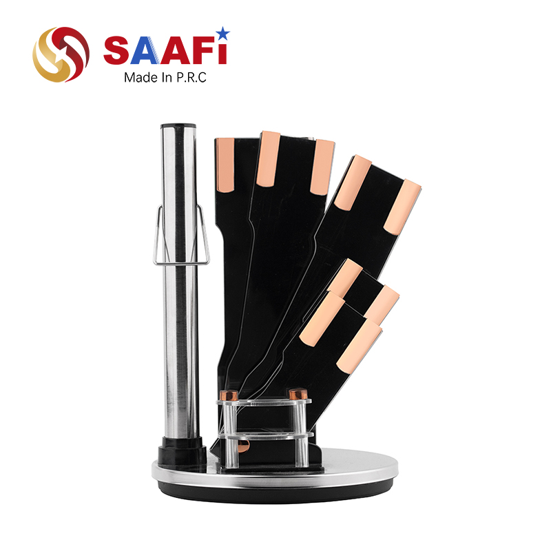 Transparent Kitchen Clear Acrylic Knife Block