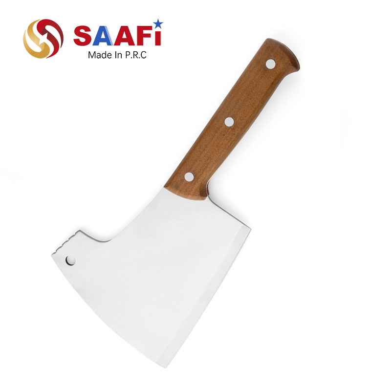 Chopper Knife with Wood Handle
