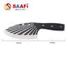 Black Coating Chopping Knife with PP Handle