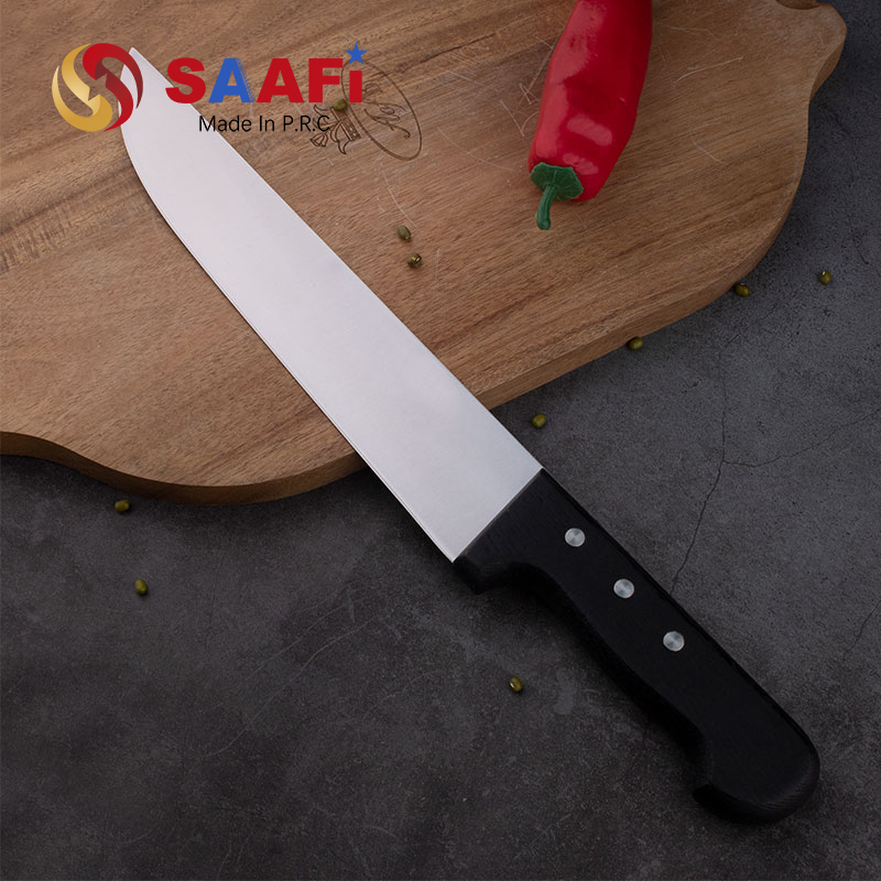 10 Inch Slicing Knife with Wood Handle