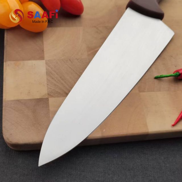 8.5 Inch Stainless Steel Chef Knife with Ergonomic Plastic Handle