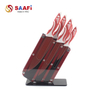 Acrylic Knife Block with Modern Transparent Design – Durable Kitchen Knife Holder