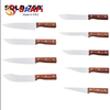 Wooden Handle Chef Knife Set – 3Cr Stainless Steel, 2mm Blade Thickness, 8 Designs for Professional Kitchens