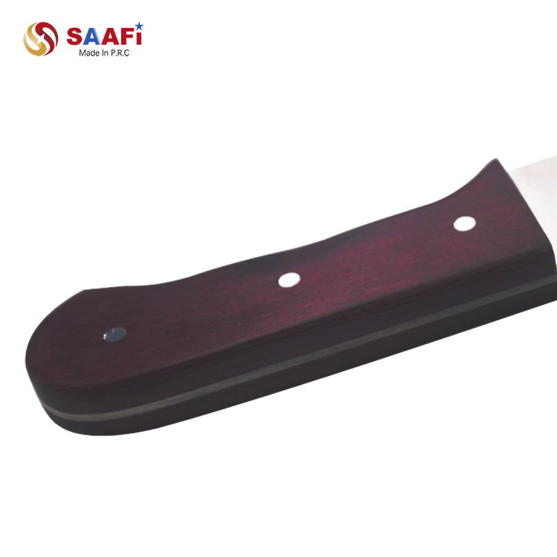 Curved Blade Kitchen Knives with Wooden Handle – 5 Inch & 6 Inch Stainless Steel