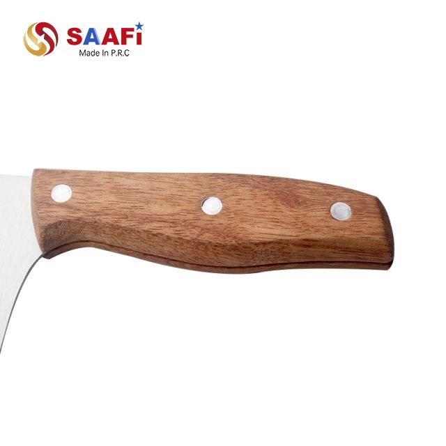 Wood Handle Stainless Steel Cleaver Knife for Kitchen And Butchering