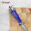Professional Knife Honing Steel with Durable Blue Plastic Handle