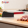 Heavy-Duty Butcher Cleaver Knife with Red Handle – 7mm Thick Blade for Meat Cutting