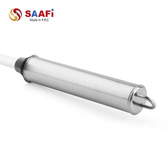 Stainless Steel Knife Sharpening Rod with Ergonomic Handle – Lightweight 19cm Honing Steel