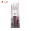 4-Piece Stainless Steel Fork Set with Plastic Handle | Household Cutlery for Kitchen & Dining