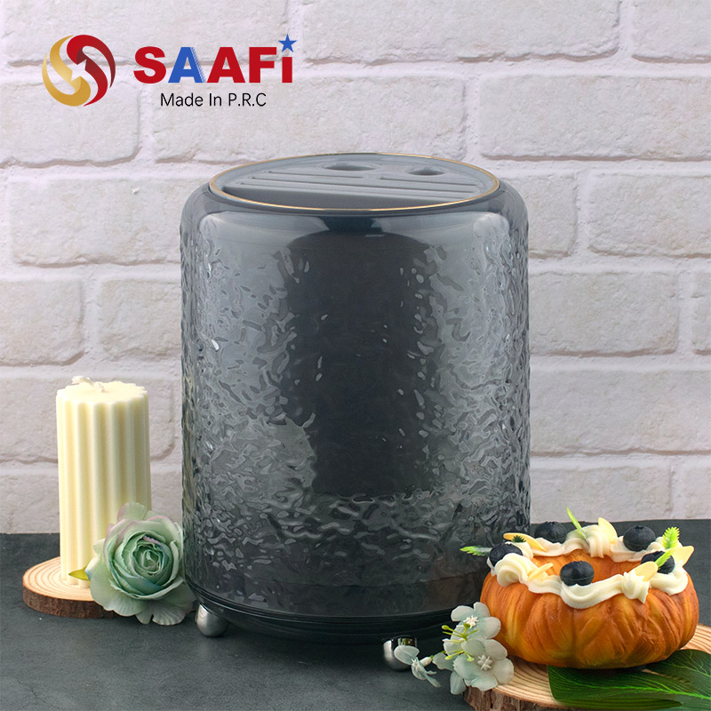 Transparent Kitchen Clear Acrylic Knife Block