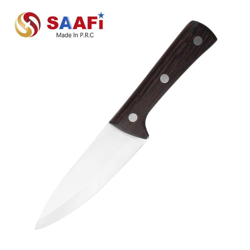 Butcher Knife with Wood Handle