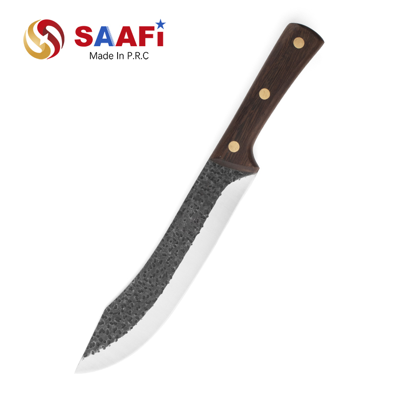 Black Coating Chef Knife with Wenge Wood Handle
