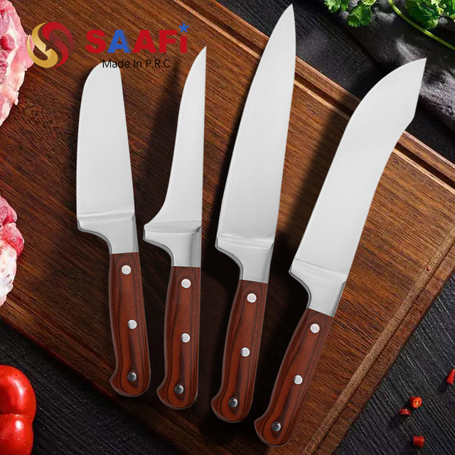 Slicing Knife with Wood Handle