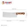 Heavy Chopper Knife with Merbau Wood Handle