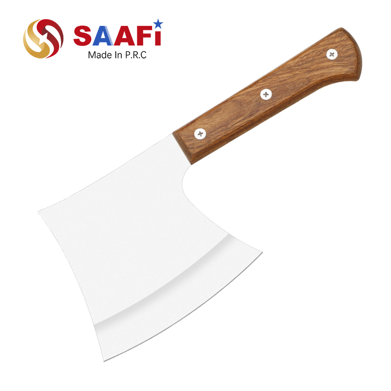 Heavy Slaughtering Knife with Wood Handle