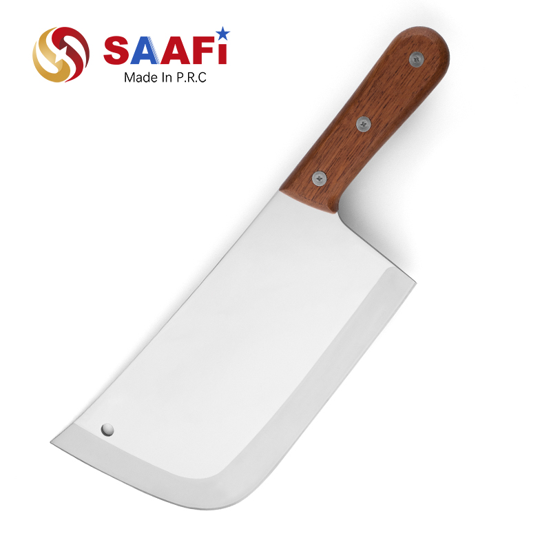 Axe Slaughter Knife with Wood Handle