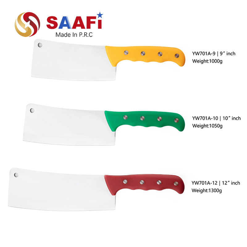 Strong Chopping Knife with Plastic Handle