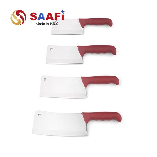 Heavy-Duty Cleaver Knives – 3Cr Stainless Steel with Durable Plastic Handle, Available in 6″ To 9″ Sizes