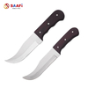 Curved Blade Kitchen Knives with Wooden Handle – 5 Inch & 6 Inch Stainless Steel