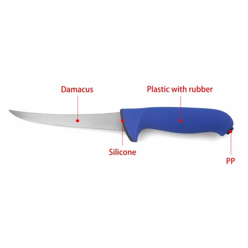 Damascus steel kitchen knife