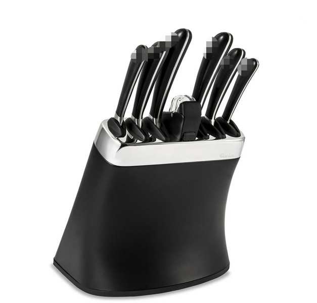 Safe Knife Block With Built In Sharpeners