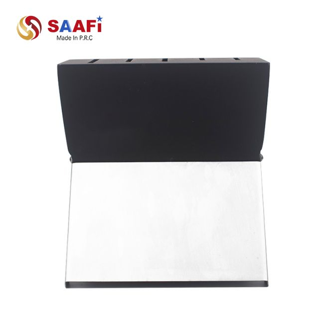 Modern Knife Block with Stainless Steel Base And Multi-Slot Design for Kitchen Storage