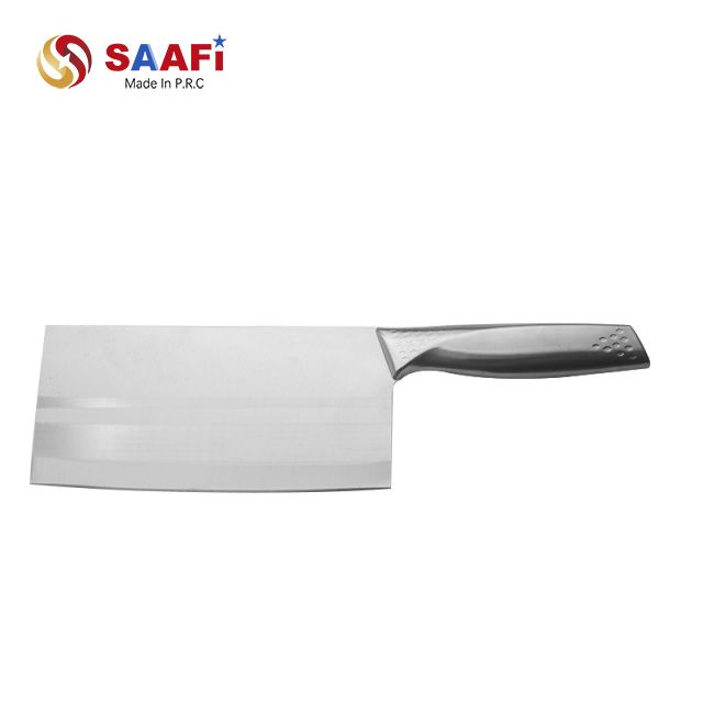 Stainless Steel Cleaver Knife with Ergonomic Handle – Kitchen Butcher Knife