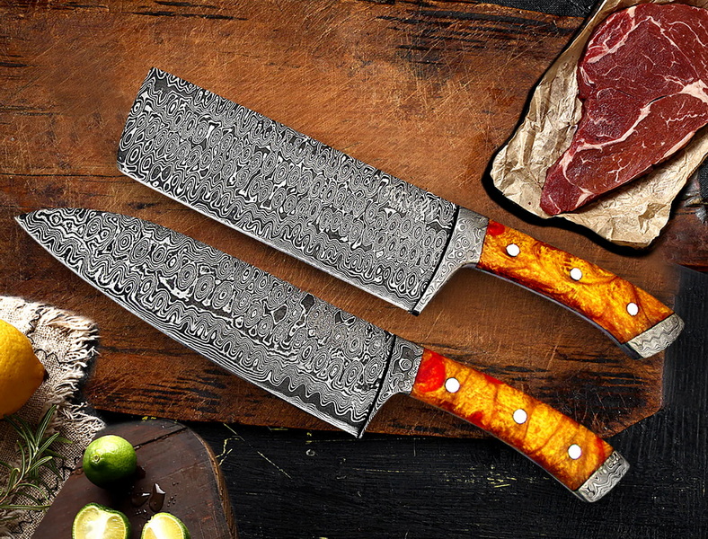 High-Quality Damascus Steel Knives