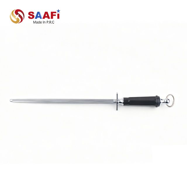 Stainless Steel Sharpening Rod with Plastic Handle – Professional Knife Sharpening Steel