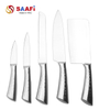 5-Piece Stainless Steel Hollow Handle Kitchen Knife Set – Chef, Bread, Carving, Utility & Paring Knives