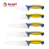Plastic Handle Chef Knife Set 5–9 Inch Stainless Steel Kitchen Knives