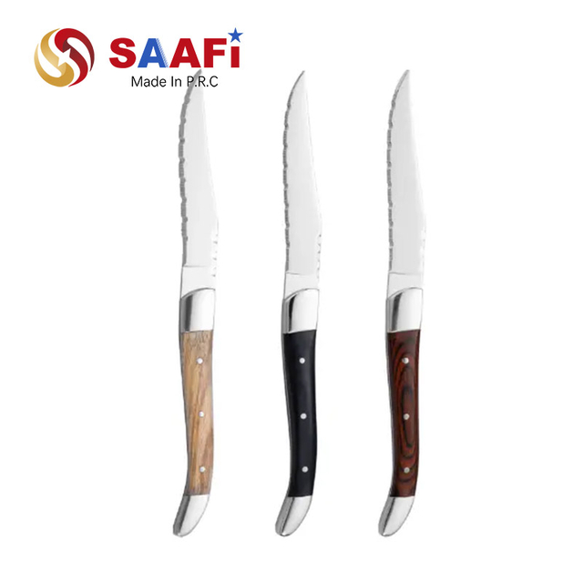 Laguiole Steak Knife with Black Wood Handle